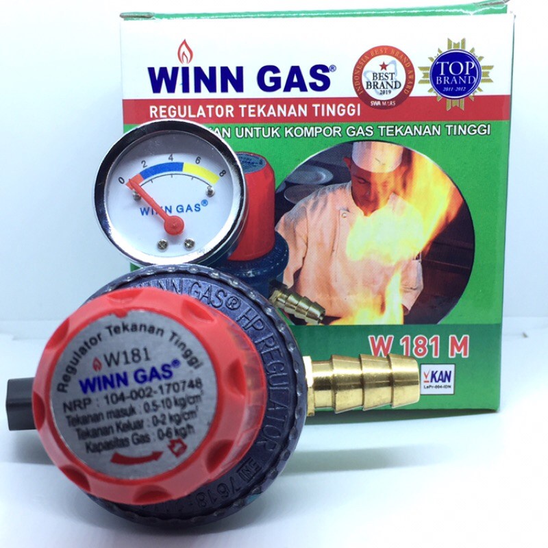 Regulator Hp Winn Gas High Pressure Type W 181 m (Meter)