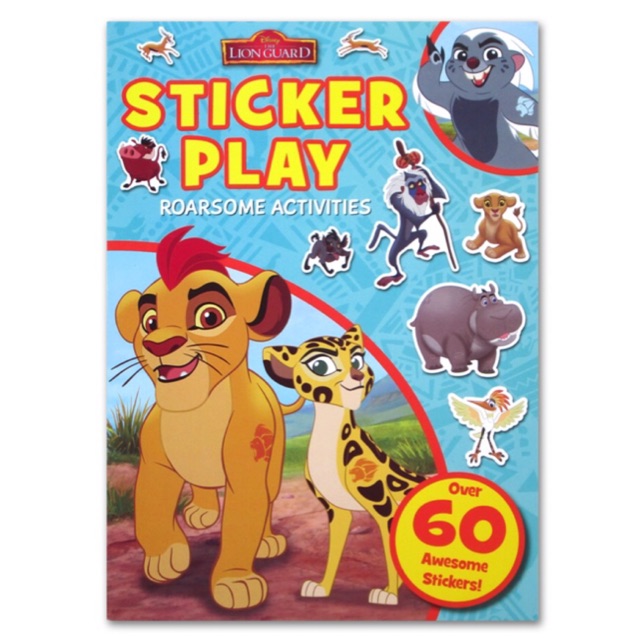 Disney The Lion Guard Sticker Play Roarsome Activities (Over 60 Awesome Stickers)