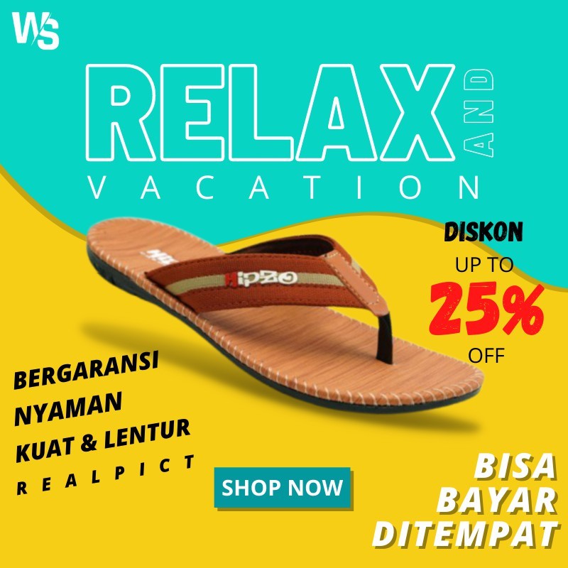 Sandal Sendal Japit Jepit Santai Lebaran Remaja Pria Cowok Laki Laki Dewasa Kekinian Casual KEREN