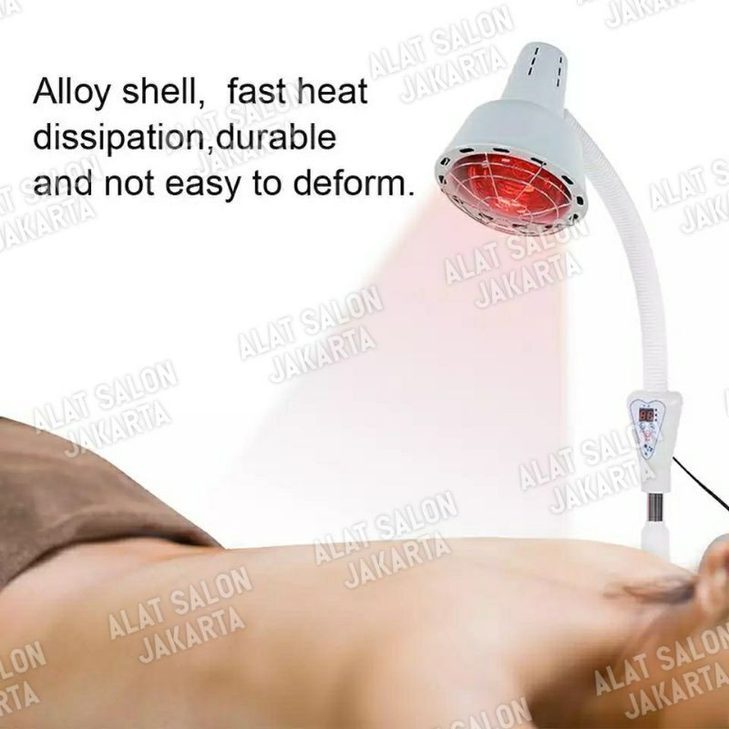 LAMPU INFRARED LAMPU INFRA MERAH INFRARED LAMP THERAPHY 275WATT ALAT TERAPI INFRARED STANDING LAMP