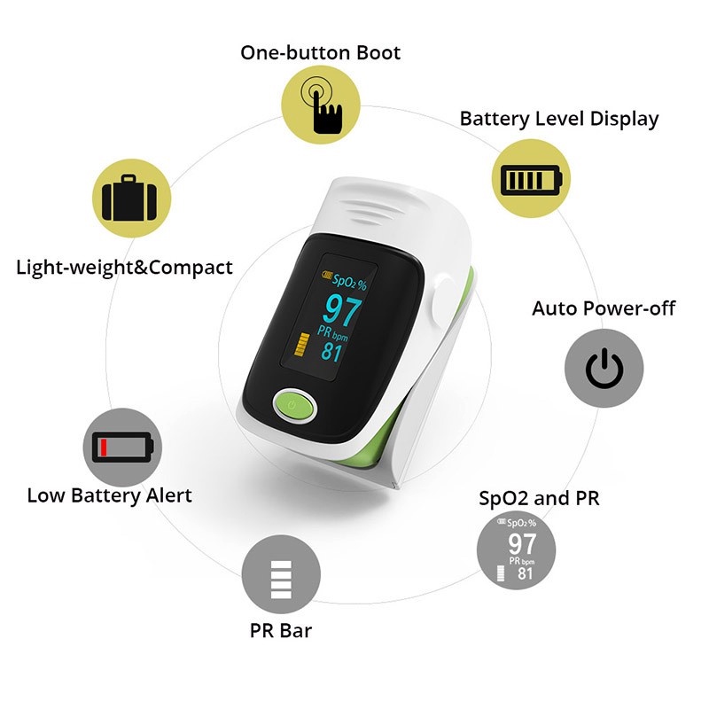 Oximeter Fingertip Pulse Oxymeter Yonker YK-80A KlikVape