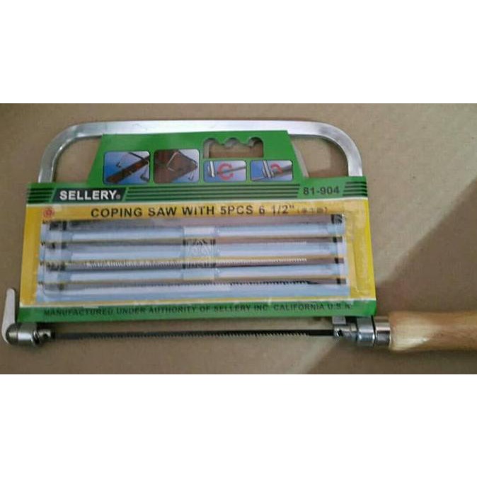 Gergaji Kayu Triplek Mini Set Mata Gergaji Ukir Sellery USA ORIGINAL arttec93 Kualitas Baik