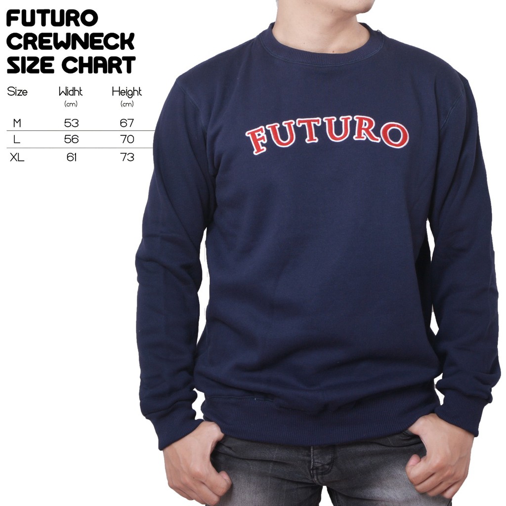 sweatshirt crewneck futuro premium original unisex