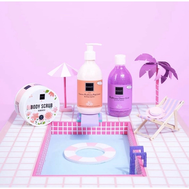 Scarlett Whitening Paket Combo 3