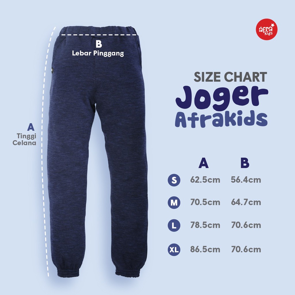 Jogger Pants  AFRAKIDS (4-12th) CA001  CA002  CA003 CA004 CA005 CA006