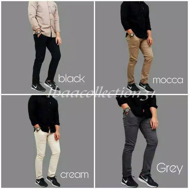 CELANA PANJANG CHINO PRIA FORMAL CASUAL SLIMFIT TERMURAH