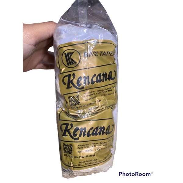 

Ragi Tape Kencana 1 pack (isi 10 pcs)