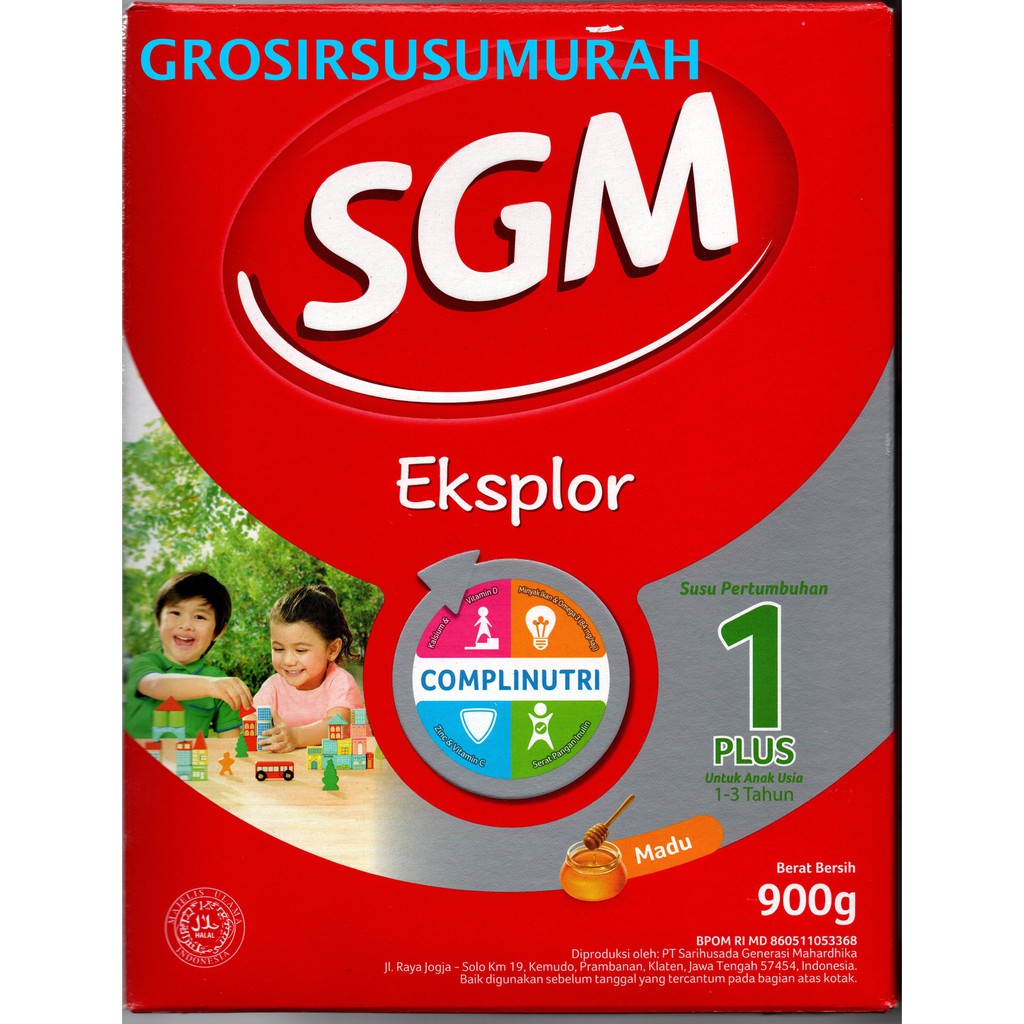 

SGM EKSPLOR 1+ MADU / VANILA 900gr