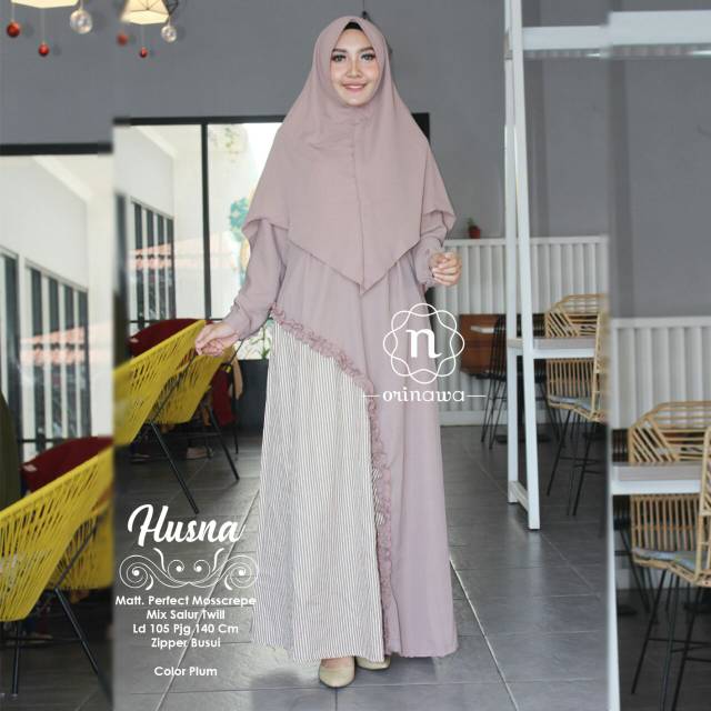 Husna Syari Gamis Set ORI by Orinawa