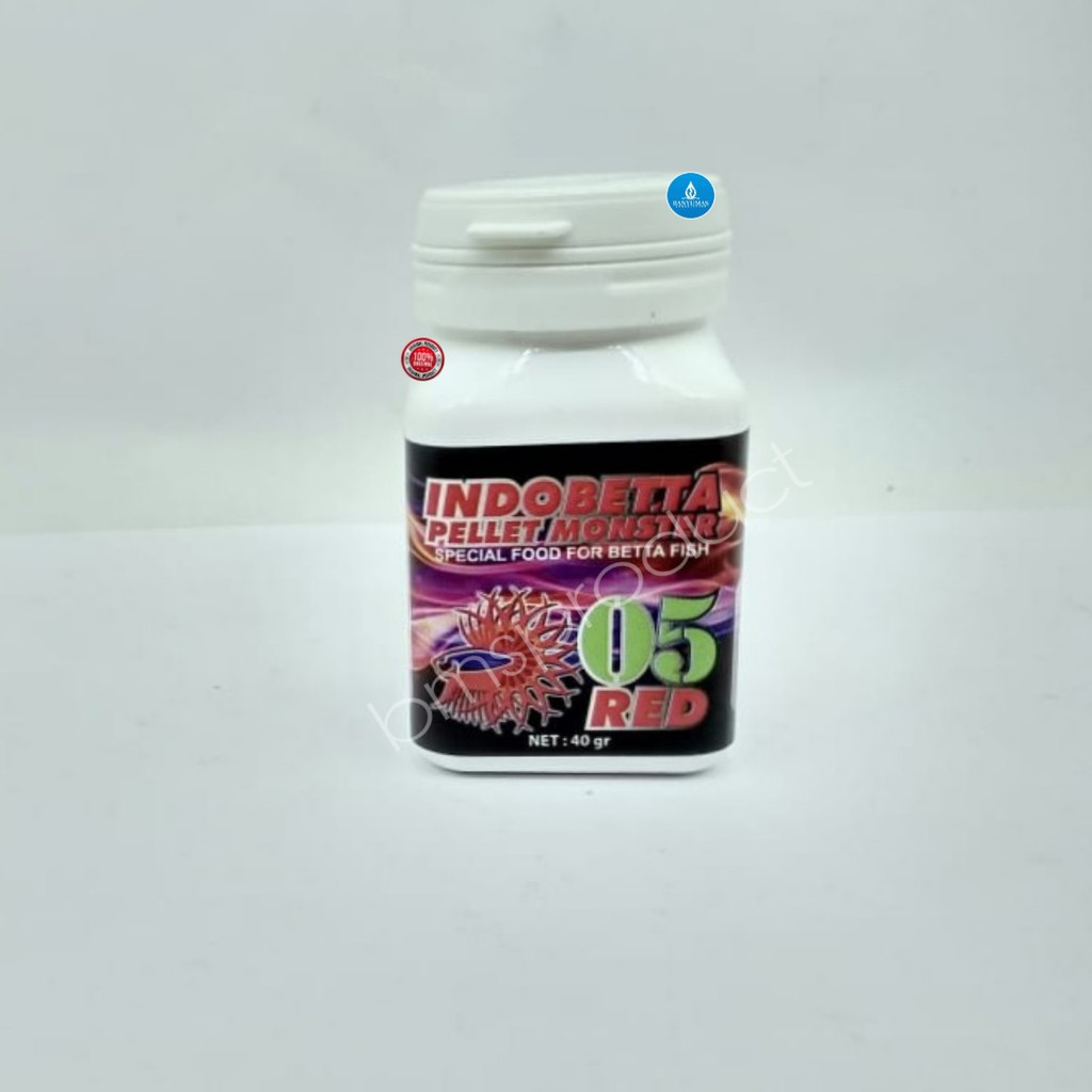 Pelmo Pelet Monster 5 Red Pelet Ikan Cupang Giant Indukan Guppy Betta Sp
