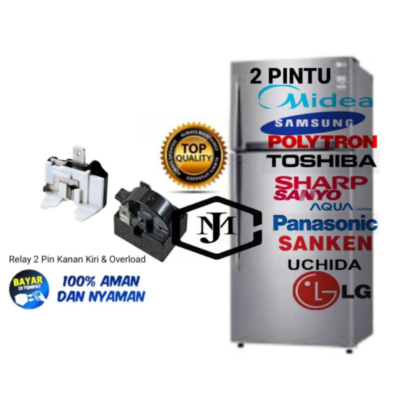 Relay Ptc Overload Kulkas 2 Pintu