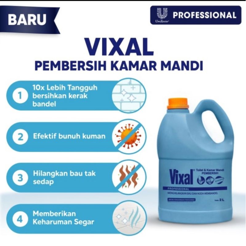 Vixal Pembersih Kamar Mandi Toilet 2liter