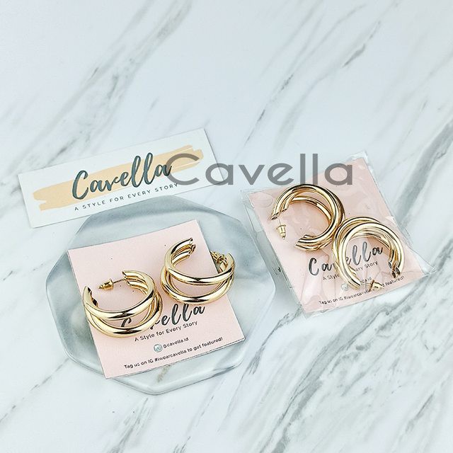 Premium Earring Anting by Cavella - Model : Adelise ER012