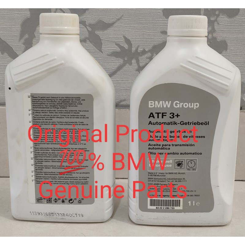 BMW ATF 3+ Automatic Transmission Oil / Oli Transmisi BMW 1 Liter / BMW ...