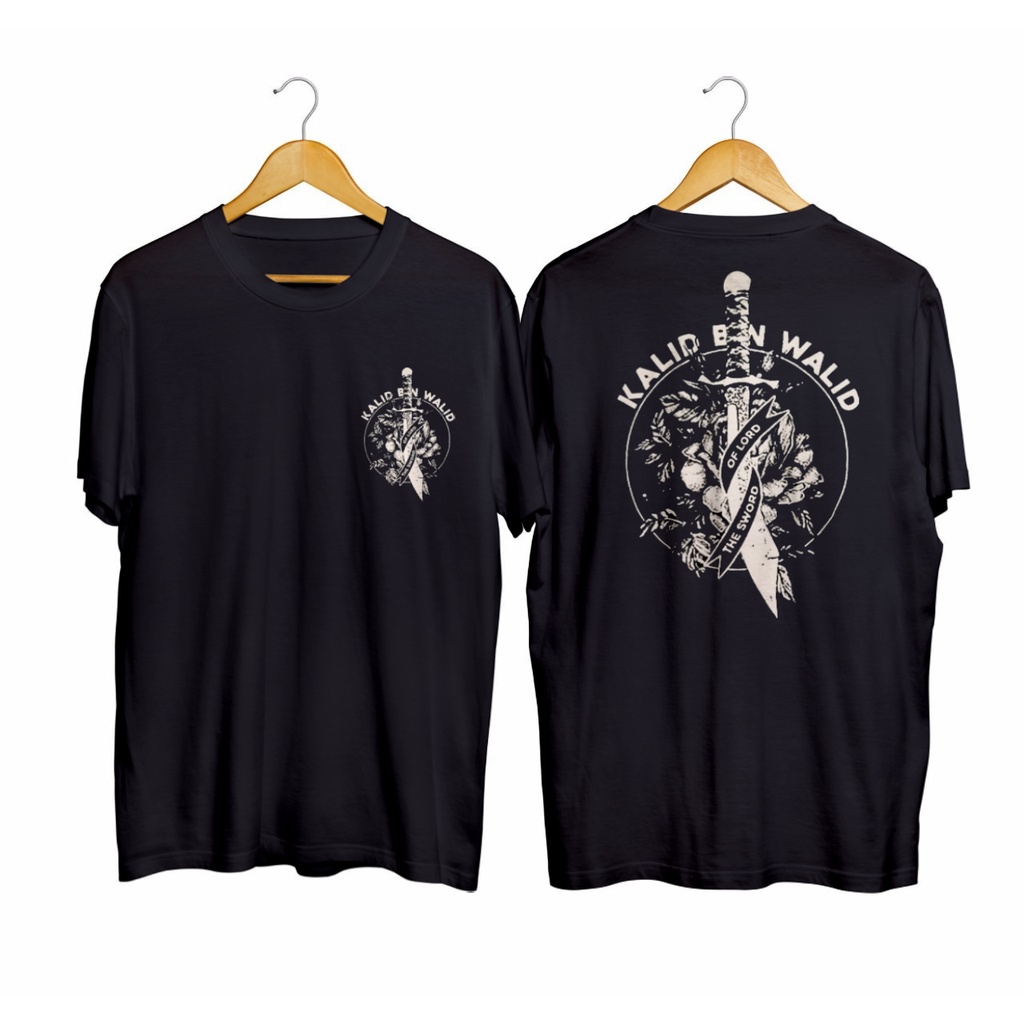 KAOS KHALID BIN WALID / KAOS PRIA / KAOS ISLAMI / KAOS KHALIFAH / KAOS DAKWAH / KAOS DISTRO PRIA