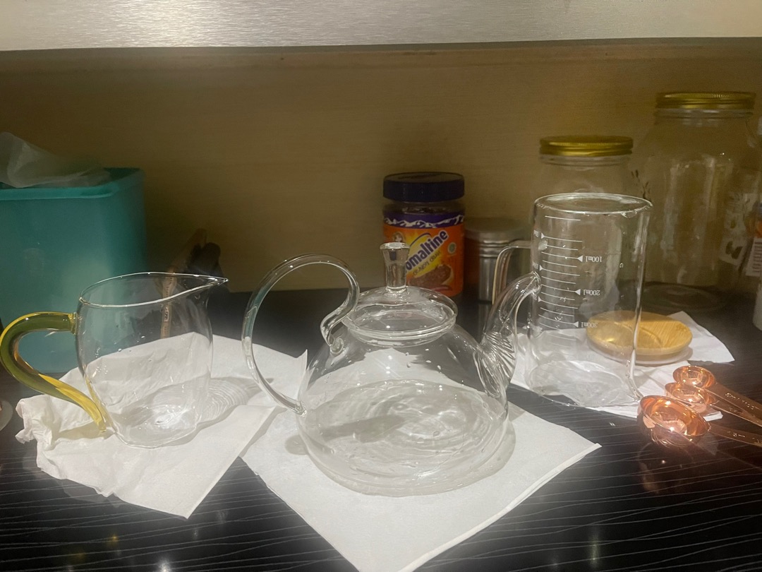 Teapot Teko Kaca Server With Spout 350ml