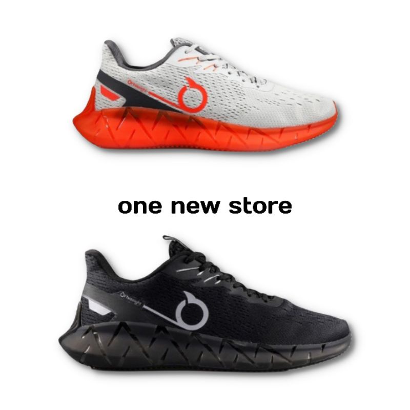 Sepatu Ortuseight Reflow Grey Ortrange And Black