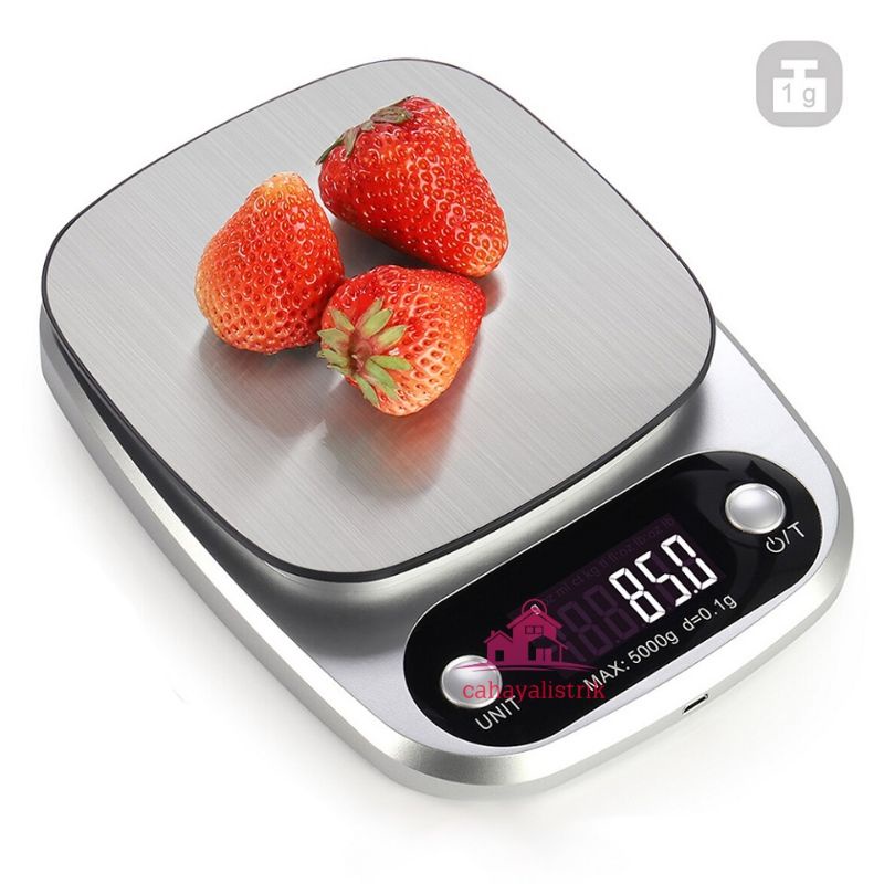 Timbangan Dapur Digital 5kg 10Kg / Timbangan Kue Digital Dapur PREMIUM / Mini Kitchen Scale Timbangan Dapur Kopi Makanan