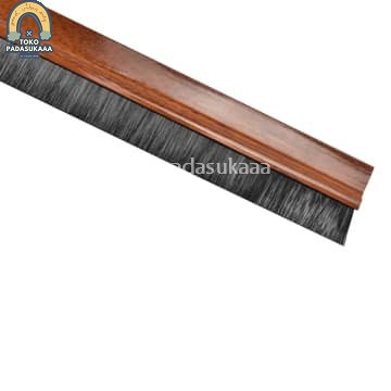 Krisbow Penutup Lubang celah sela sela Bawah Pintu Door Bottom Seal Pvc-Brush 91 Cm