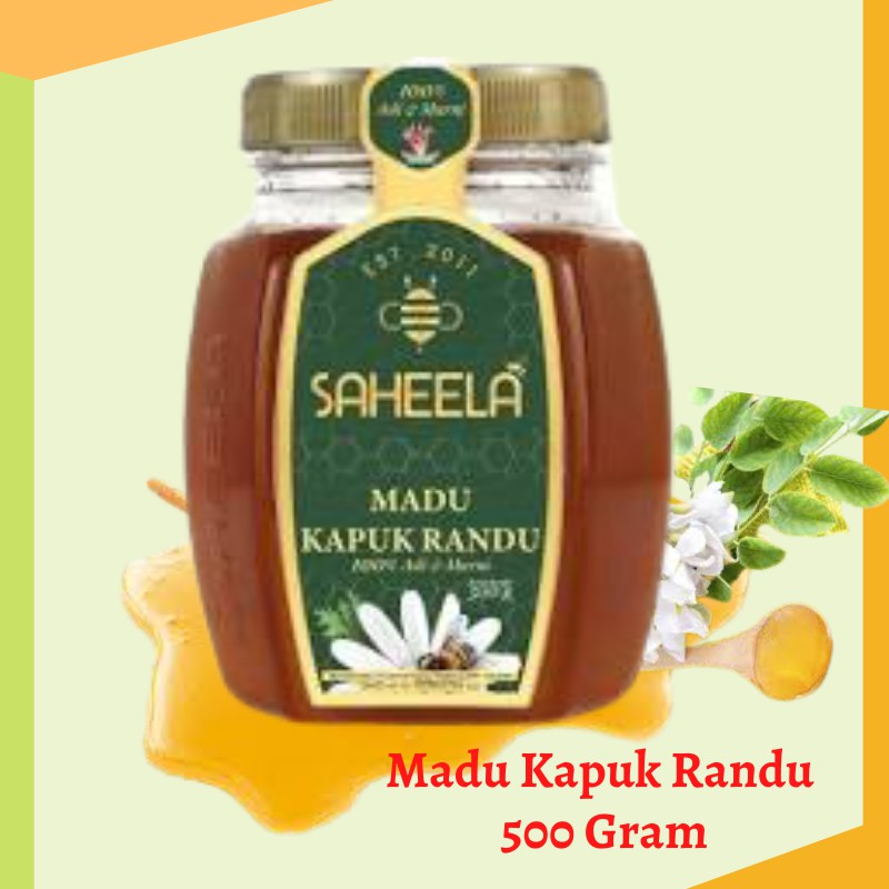 

NEW ! Madu Murni Saheela Kapuk Randu 500 gram | NATURAL HONEY RAW HONEY MADU ASLI UNPROCESSED HONEY