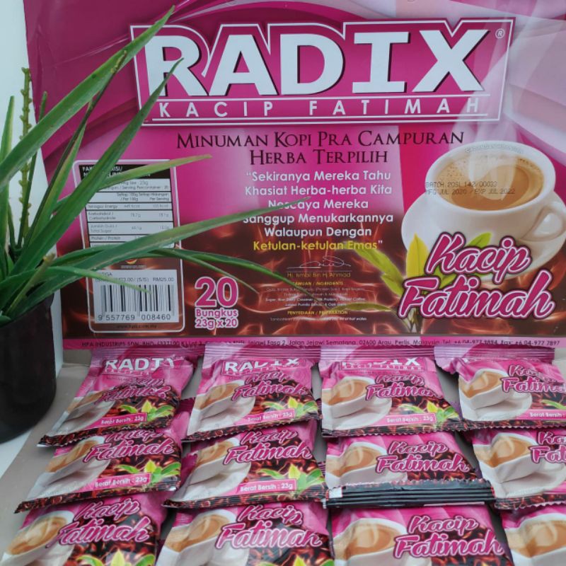 (ASLI HPA) Kopi Radix  KACIP FATIMAH sachet