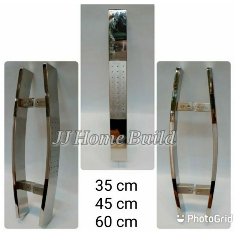 Pull Handle Kotak Bintik/Polos 45 Cm Stainless/Tarikan Pintu/Gagang Pintu Stainless