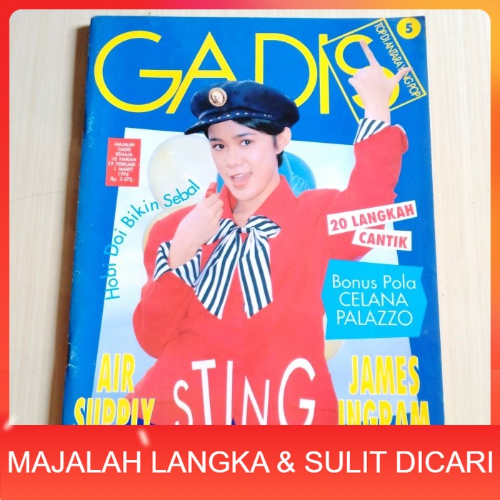 Majalah GADIS No.5 Feb 1994 ELSY + BONUS Langka