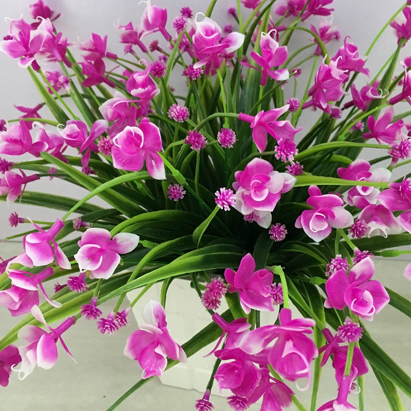  Bunga  Anggrek  Kupu Kupu Imitasi  Bahan Sutra untuk Pesta 