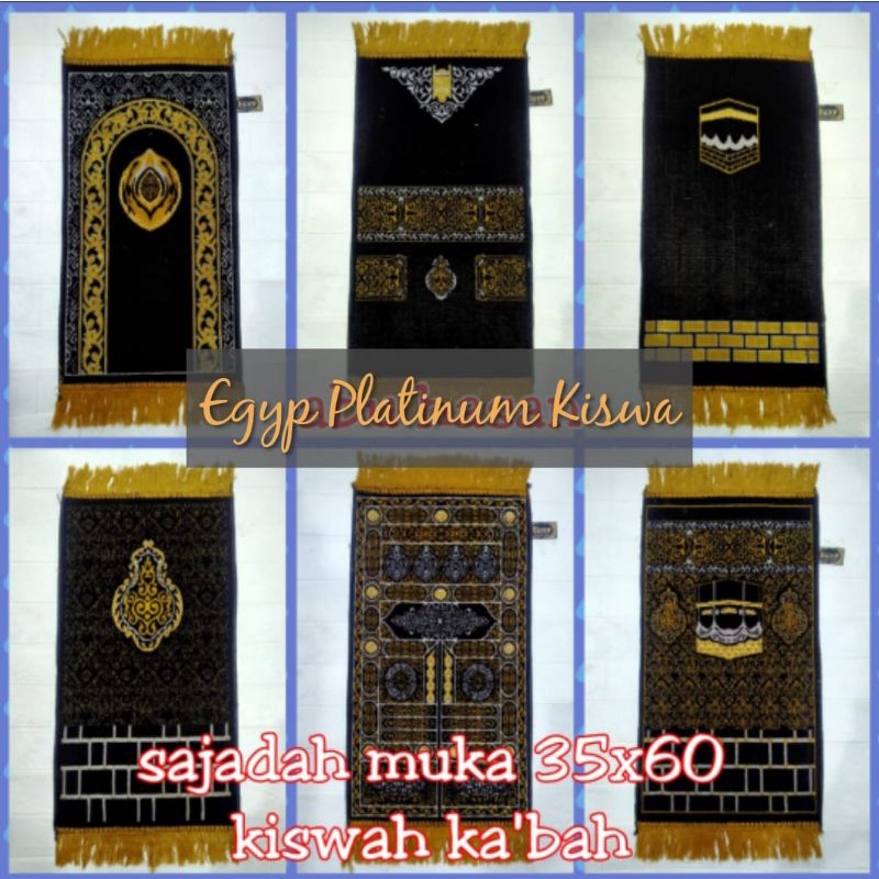 Sajadah Anak Egyp Kiswah / Sajadah Sujud Kepala 35x60