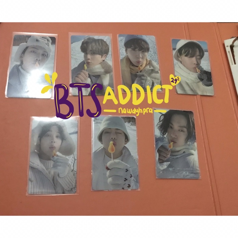 Winter Package Photocard Taehyung Jungkook Jimin Namjoon Hoseok Seokjin Yoongi Suga RM Jhope Officia