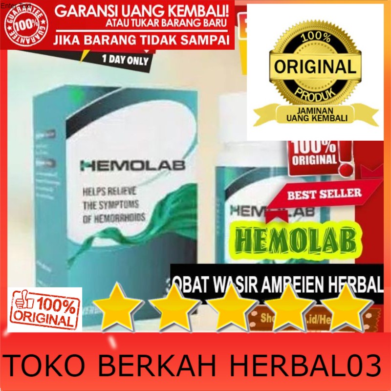 100% ASLI HEMOLAB OBAT AMBEIEN MENGATASI WASIR TANPA OPERASI