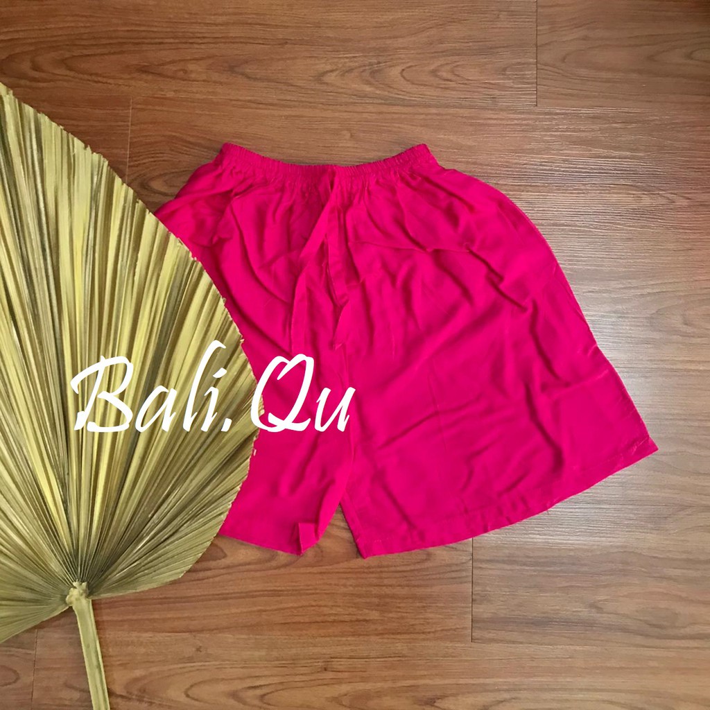 Celana Pendek Polos Jumbo Bali-PINK