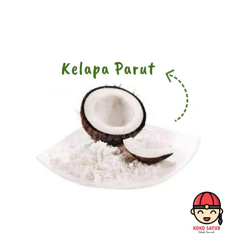 

[SAYUR EMAK] TERMURAH !!! KELAPA PARUT / BAHAN PELENGKAP MASAK HEMAT