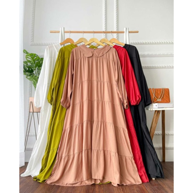 Gamis Polos Baju Muslim Wanita Best Quality Products Harga Istimewa