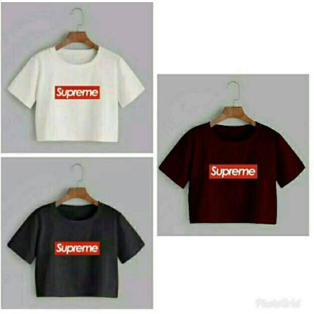 CROP SUPREME TEE BASIC