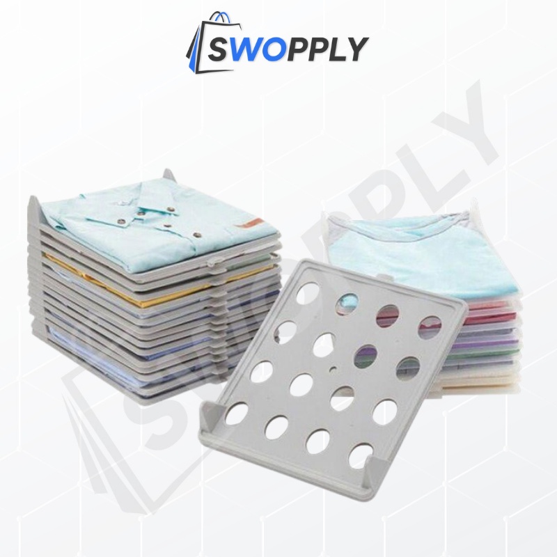 Swopply HL0290 Sekat Baju Tatakan Pakaian Small Clothes Organizer Pembatas Pakaian