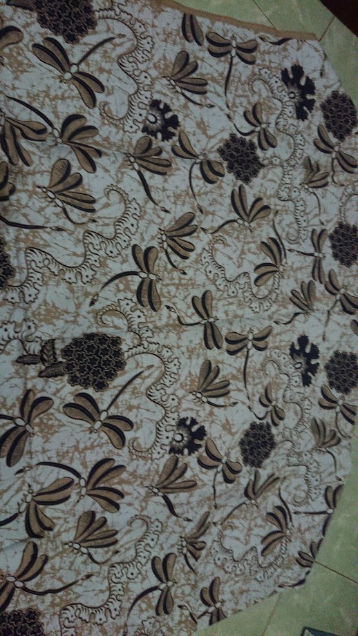 Kain Batik Solo Capong Pager Titik Navy Cream Sanforized Batiksoloamanah 105.000