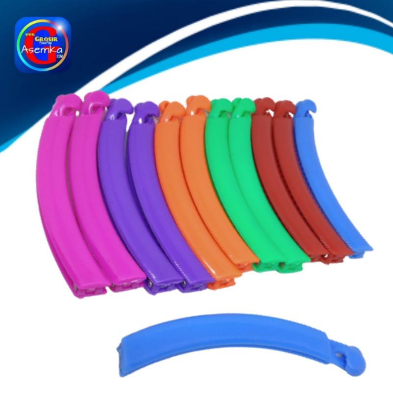 Jepit rambut Pisang panjang 11cm isi 12pcs
