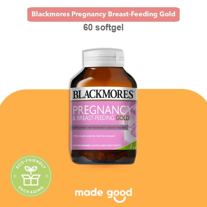 

Blackmores Pregnancy BreastFeeding Gold -BPOM Kalbe Vitamin Australia