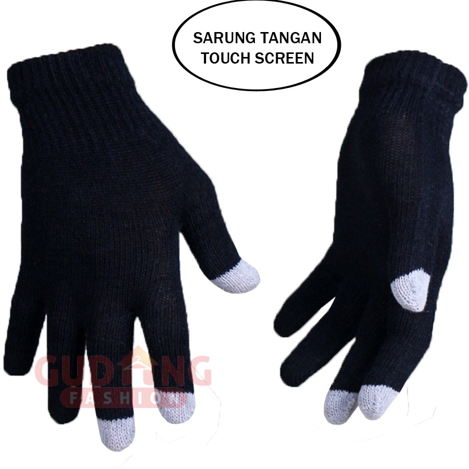 [Z079] Sarung Tangan Gloves Polos dan Gloves Touchscreen Aksesoris Pengendara Motor Pria Wanita Universal