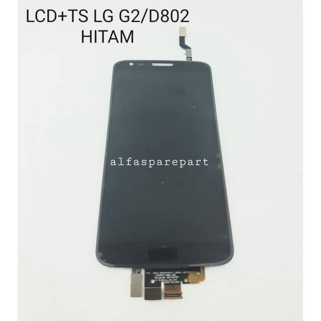 LCD + TS FULLSET LG D802 / LG G2 NON FRAME HITAM