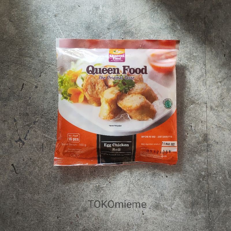 

QUEEN FOOD EGG CHICKEN ROLL 16s 350gr