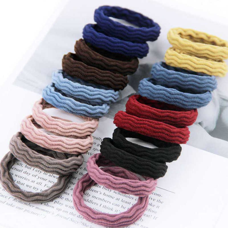 Ikat Rambut Korea Elastis Motif / Karet Rambut / Kuncir Rambut Warna Warni / Tiki-IRK M-Motif CHANNEL