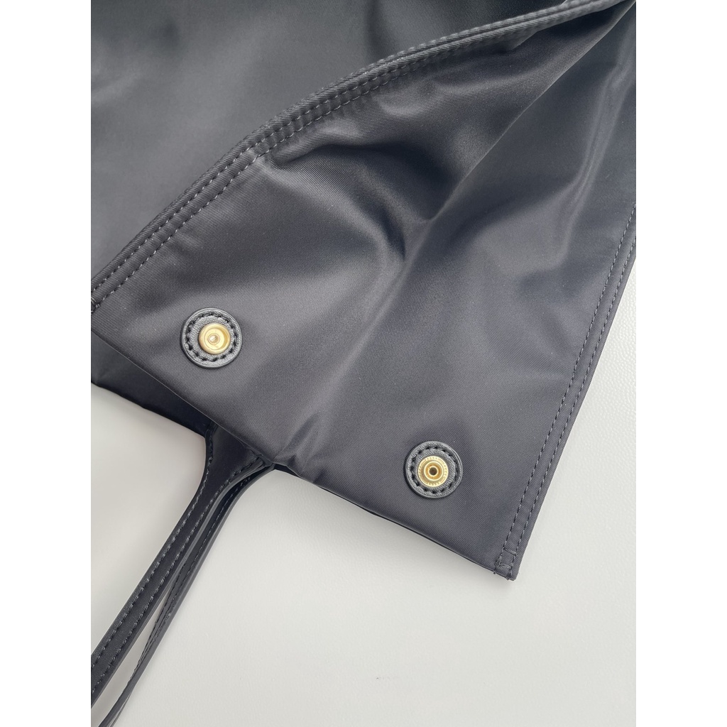 【Instant/Same Day]  80479  80477 Original TB  Waterproof Nylon with Leather Material 34CM  44CM  Women's Shoulder Bag Tote Shopping Bag  nilong