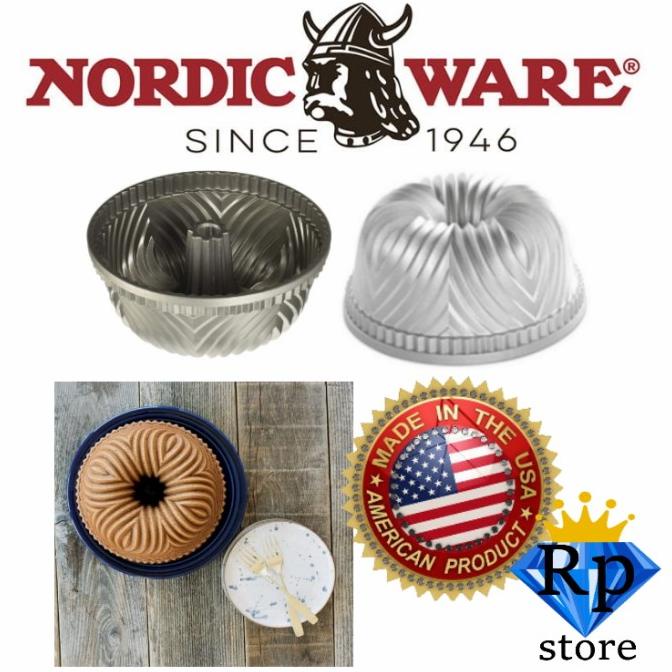 Promo Loyang Kue Nordic Ware Bundt Pan ORI Bavaria/Heritage/Gold/Forest USA