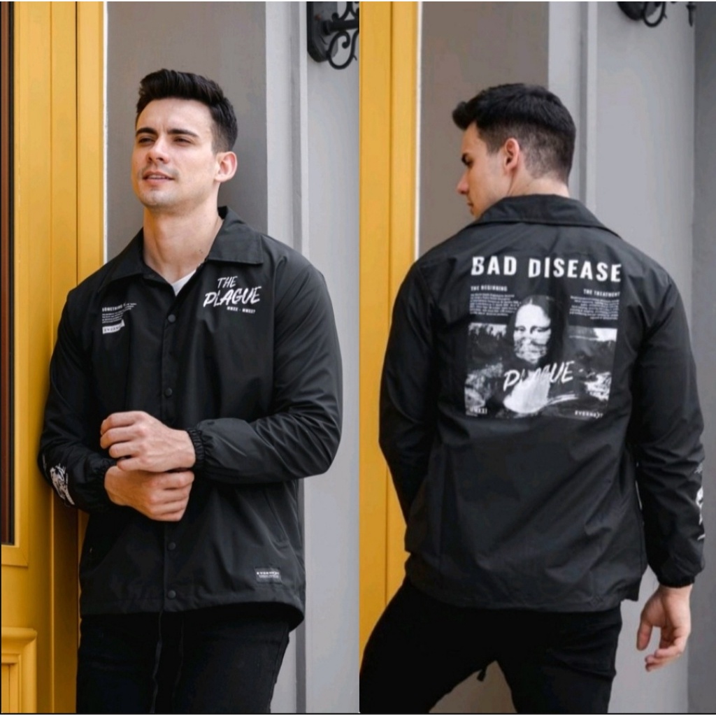 JAKET PARASUT PRIA WATERPROOF COACH COWOK KEREN DISTRO TERBARU PARASIT ANTI AIR MURAH REMAJA DEWASA CAUSAL-model 10