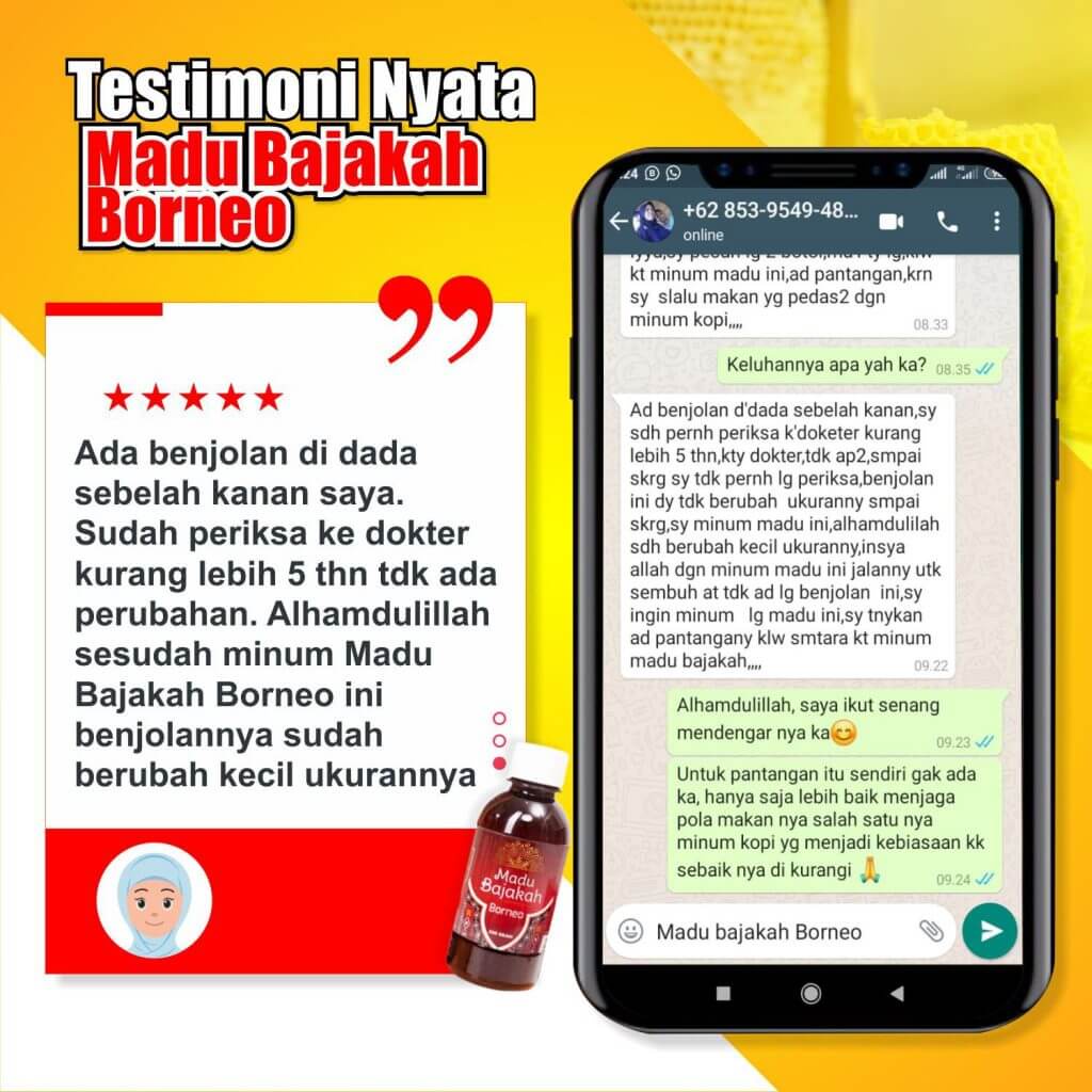 [ % ] Madu Bajakah Borneo Teuku Wisnu Ampuh Atasi Benjolan, Kelenjar, Kanker, Miom, Tumor, Kista,
