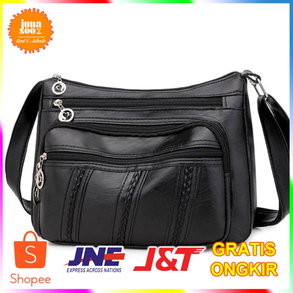 JUNASOO TAS SELEMPANG WANITA IMPORT MURAH C7349/TAS CEWEK JAKARTA KEKINIAN/TAS WANITA IMPORT PREMIUM