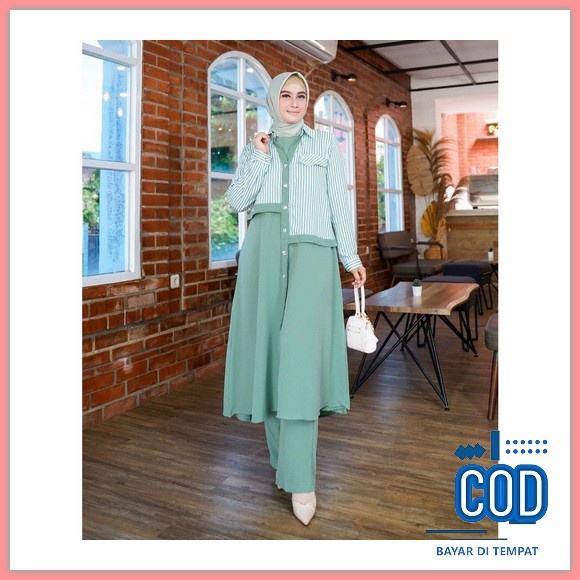 Setelan Tunik Dan Celana Keknian 2022 110 One Set Baju Wanita Kekinian Fashion Muslim Setelan Tunik Celana Wanita Dewasa Terkini Setelan Baju Tunik Wanita Kekinian Celana Model Sekarang Terbaru Baju Setelan Tunik Wanita  Setelan Wanita Terbaru 2021 Ha