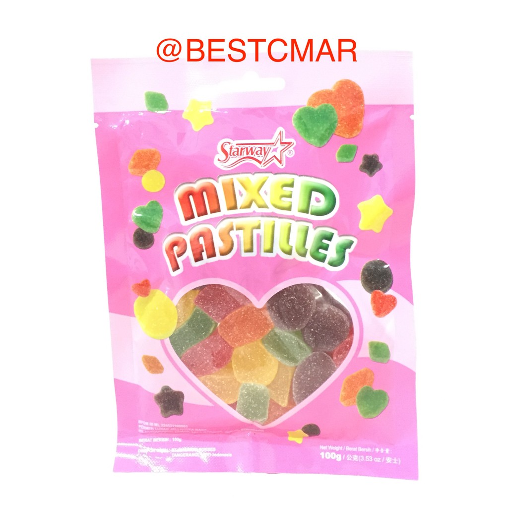 

STARWAY MIXED PASTILLES / PERMEN LUNAK JELI 100GR